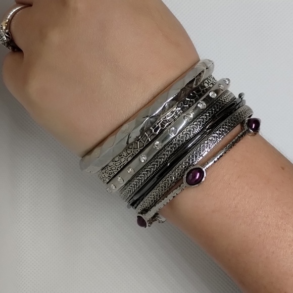 Mix bangle bracelet set - Picture 3 of 3